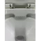 Унитаз подвесной Bond Oval F01-10 безободковый, с сиденьем микролифт, белый глянец - 13