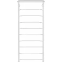 Полотенцесушитель водяной Secado Агата 1СП 4603777483272 1200x632, белый матовый