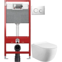 Комплект подвесной унитаз MEER MR-2100 + система инсталляции TECE 9300302 + 9240921