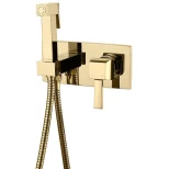Изображение товара гигиенический душ caprigo diamante 50-130-oro со смесителем, золотой