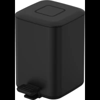 Мусорное ведро Boheme 10948-B 7л, с педалью, черный матовый