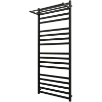 Полотенцесушитель электрический Grota Comfort 4650186716002 1500x630, ТЭН левый/правый, черный матовый