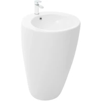 Раковина WeltWasser Leerbach 4949 GL-WT 10000008706 49x49 см, напольная, белый