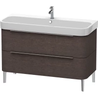 Тумба дуб темный брашированный 117,5 см Duravit Happy D.2 H2637507272