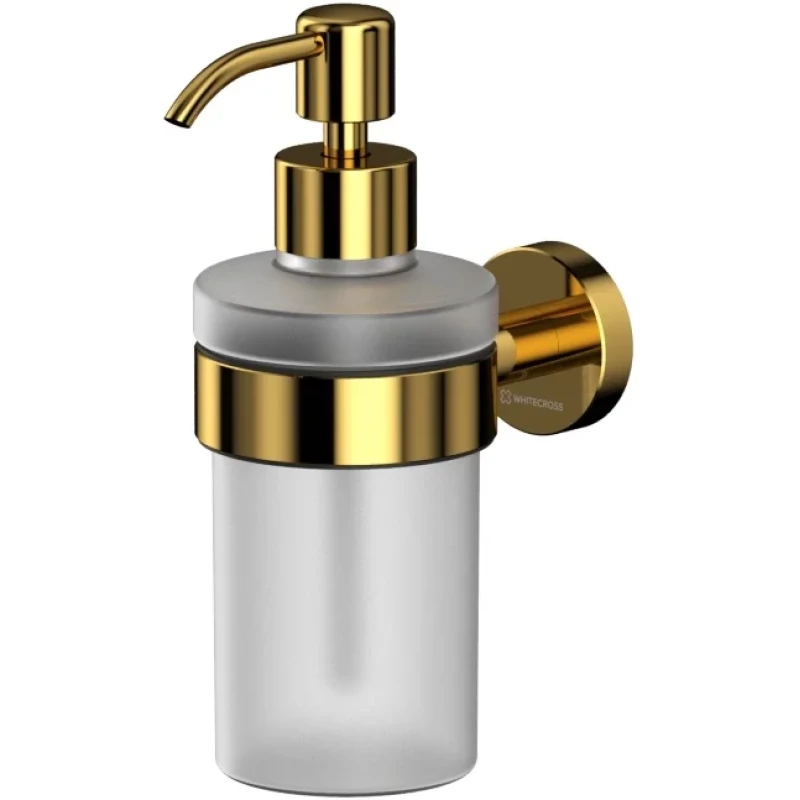 Дозатор для жидкого мыла Whitecross Ergo ER2240GL 150 мл, настенный, золотой