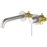 Смеситель для раковины Timo Saona 2372/13SM встраиваемый, никель матовый