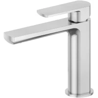 Смеситель для раковины Newform Haka 72012.59.066 без донного клапана, нержавеющая сталь