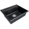 Кухонная мойка Paulmark Stepia черный металлик PM115951-BLM - 2
