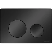 Кнопка смыва Ceramica Nova Balance Circle CN12-001MB для инсталляции, черный матовый