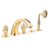 Смеситель на борт ванны Migliore Korona Swarovski ML.KRN-4780.DO