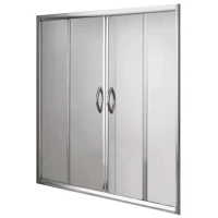 Шторка для ванны 170 см Gemy New Rockcoco S12192B прозрачное