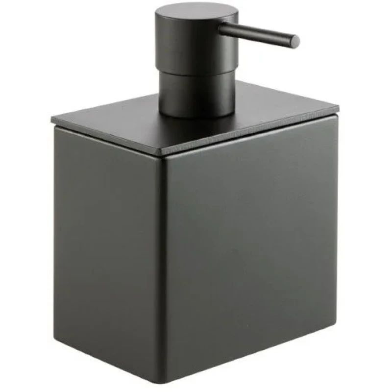Дозатор для жидкого мыла Stil Haus Rettangolo 1203(23-NE) настольный, черный матовый