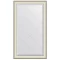 Зеркало 74x129 см белая кожа с хромом Evoform Exclusive-G BY 4570 - 1