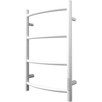 Полотенцесушитель электрический Point Афина П4 PN04846W 600x432, диммер правый, белый матовый