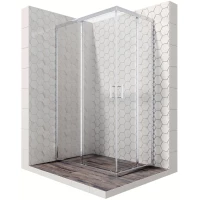 Душевой уголок 120x80 см Ambassador Kingston 14011101 прозрачное