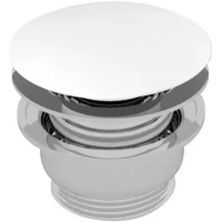 Донный клапан для раковины AXA AF001512 универсальный, белый матовый