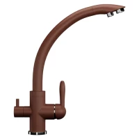 Смеситель для кухни с подключением к фильтру Ulgran терракот U-017-307