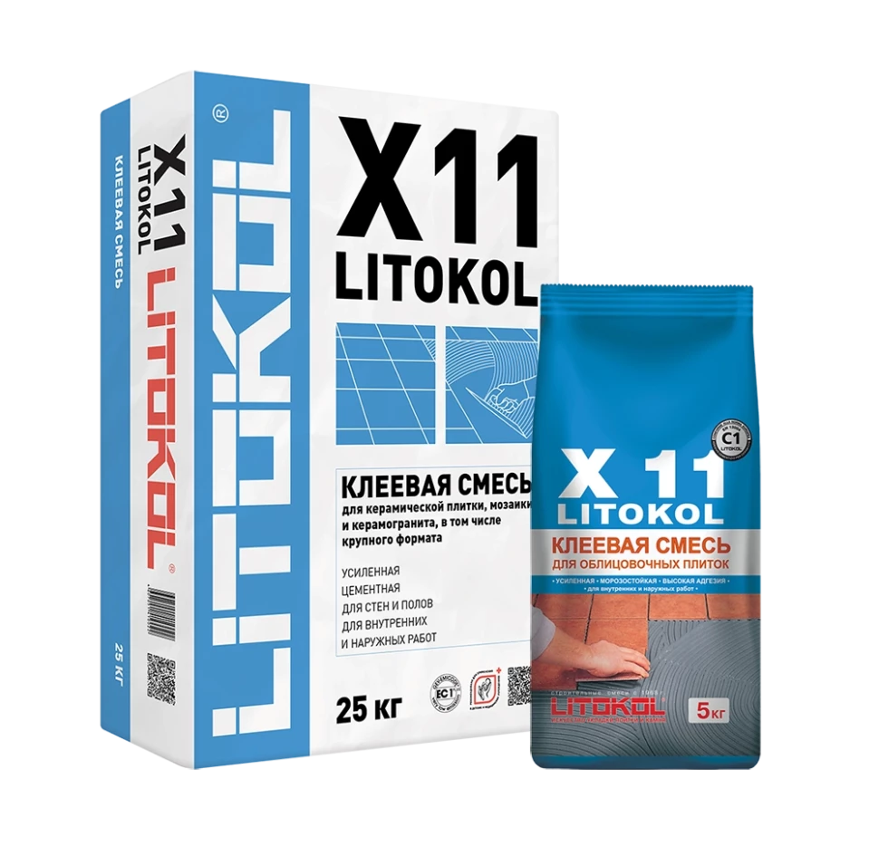 Клей Litokol клеевая смесь для плитки  LITOKOL X11 5кг.