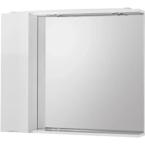 Изображение товара зеркальный шкаф 80x75 см bianco lucido belbagno marino marino-spc-800/750-1a-bl-p-l