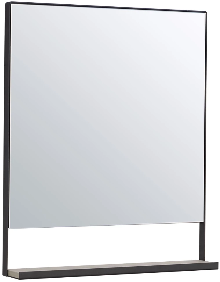 Зеркало 65x78,4 см дуб орегон/черный Акватон Лофт Урбан 1A254102LQX50