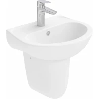 Раковина Creavit Oval TP145-00CB00E-0000 45,6x38 см, подвесная, белый