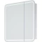 Зеркальный шкаф 80x80 см белый матовый Corozo Алабама SD-00000902 - 2