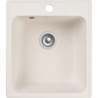 Кухонная мойка GranFest Quarz 17 41,8x47,7 см, белый