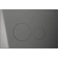 Кнопка смыва Aqueduto Circulo Novo CIR0245 для инсталляции, оружейная сталь матовый