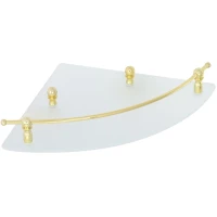 Полка угловая 25 х25 см Veragio Gialetta Dorato VR.GIL-6417.DO