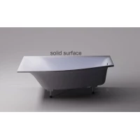 Ванна из литьевого мрамора Astra-Form Скат Solid Surface 01010082 170x75 см L, угловая, белый матовый
