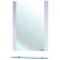 Зеркало 58x80 см белый глянец Bellezza Рокко 4613709030016 - 1