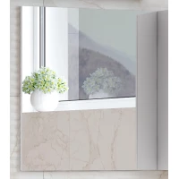 Зеркало 60x70 см белый глянец Corozo Алиот SD-00000604