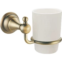 Стакан для зубных щеток Azario Elvia AZ-91106Q настенный, бронза