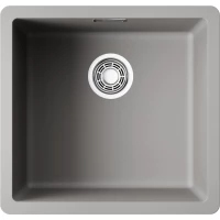 Кухонная мойка Omoikiri Artgranit Kata 44-U-GR 4993404 44x42 см, ленинградский серый