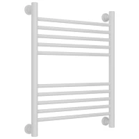 Полотенцесушитель водяной 600x500 перемычка выгнутая белый глянец Сунержа Богема+ 12-0221-6050