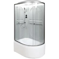 Душевая кабина 120x80x215 см Deto L620LLED прозрачное