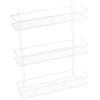 Полка для ванной Fixsen FX-730W-3 40 см, тройная, белый