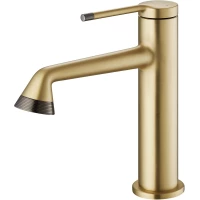 Смеситель для раковины Arrow AMP11855LJ без донного клапана, золотой матовый