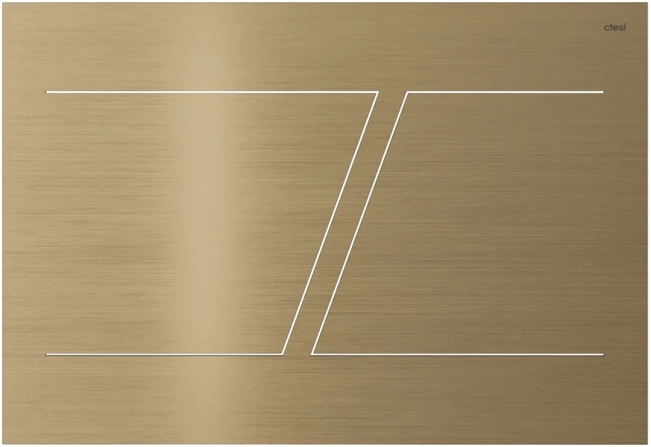 

Кнопка смыва Ctesi Blair BK0202176 для инсталляции, золотой матовый