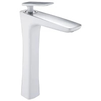 Смеситель для раковины Rose R1611F хром/белый