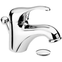 Смеситель для раковины Remer Musa M10 с донным клапаном, хром