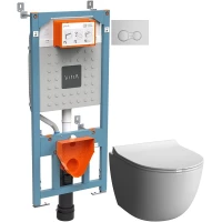Комплект подвесной унитаз + система инсталляции VitrA Sento 9830B003-7207