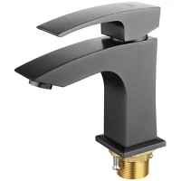 Смеситель для раковины Gappo G1007-91 оружейная сталь