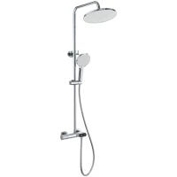 Душевая система Wonzon & Woghand Muse Corno WW-B2091-A-CR 255 мм, с термостатом, хром