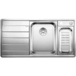 Изображение товара кухонная мойка blanco axis iii 6s-if infino зеркальная полированная сталь 522104