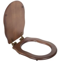 Сиденье для напольного унитаза орех/бронза Tiffany World Bristol TWBR10noce/br