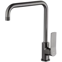 Смеситель для кухни Wonzon & Woghand WW-L1006-BGG темный графит матовый