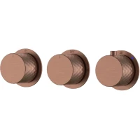 Термостат для ванны Boheme Stick Diamond 124-T-3-BRB.1 встраиваемый, бронза матовая