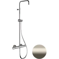 Душевая система Remer Elegance EQ32ASSDXV с термостатом, нержавеющая сталь