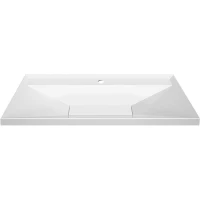 Раковина Belux Фаворит 850 Solid Surface 4810924289834 85x50,2 см, накладная, белый матовый